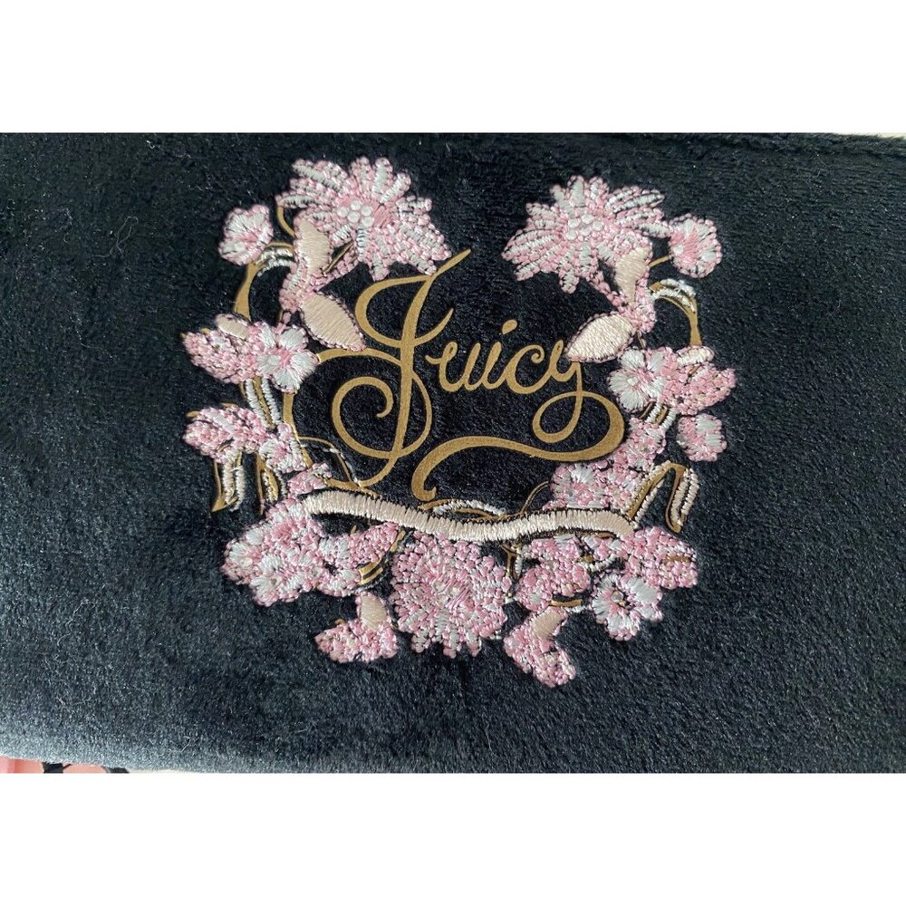Juicy Couture Juicy In Bloom Multi Compartment Bifold Wallet‎ Liquorice NEW - Picture 13 of 13